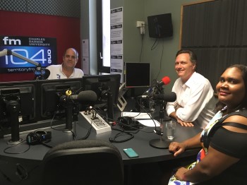Kenya McAdam & Professor Jonathan Carapetis speak to Territory FM